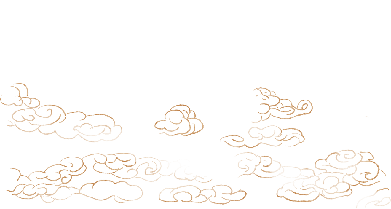 霜降国风插画-云纹